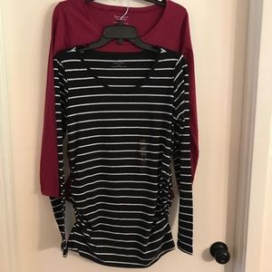 BumpStart by Motherhood Maternity - Two Tops M/M/M